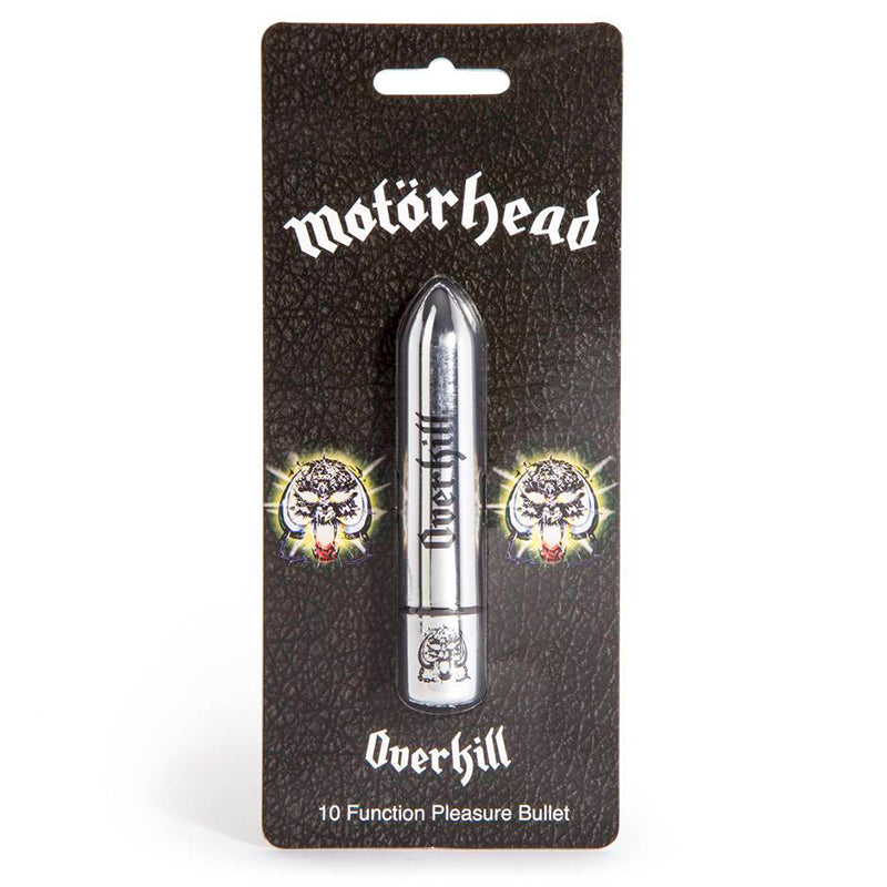 Motorhead Overkill 10 Function Bullet Vibe-Silver