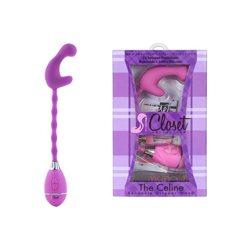 Closet Collection Celine Gripper 12 function Bendable Purple