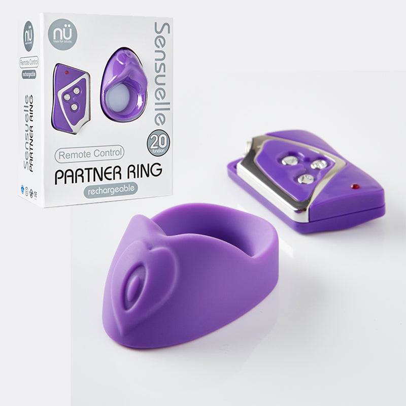 Nu Sensuelle Remote Control Partner Ring Purple