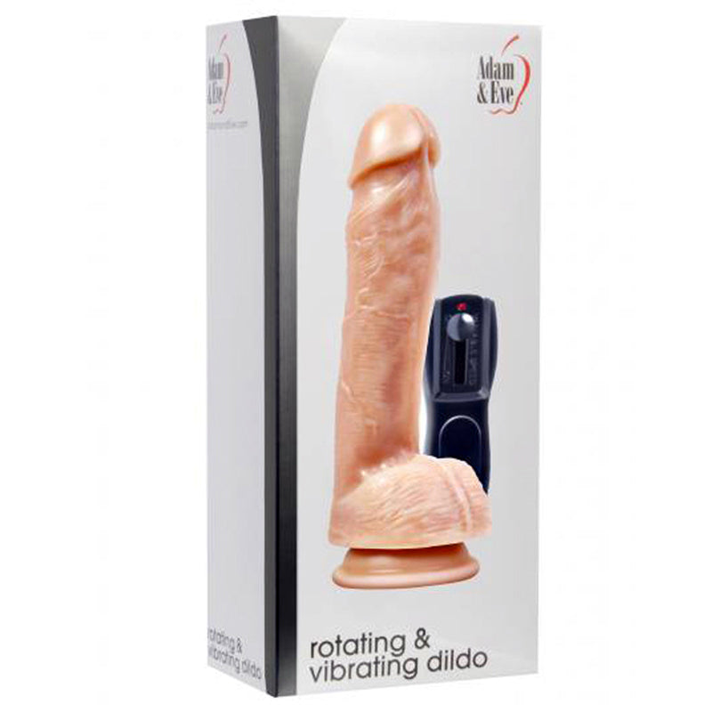 Adam & Eve Rotating & Vibrating Dildo Flesh