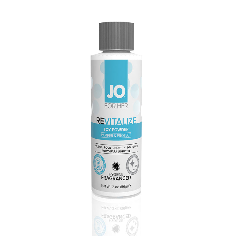JO Revitalize Toy Powder For Women (Fragranced) Net Wt 2Oz / 56 G
