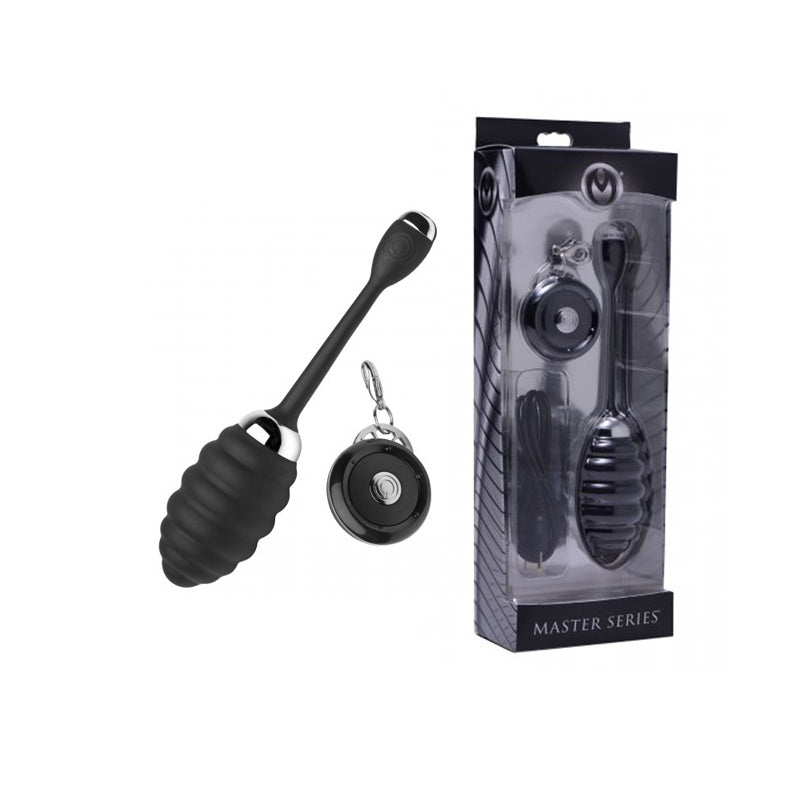 Masters Stingray Silicone Wireless Rechargeable Bullet With Remote (Black)