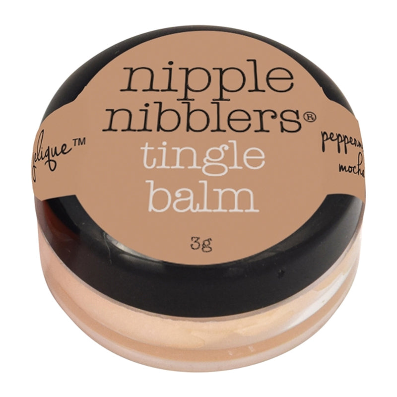 Nipple Nibblers Tingle Balm, Peppermint Mocha, 3g, Net Wt., Jar