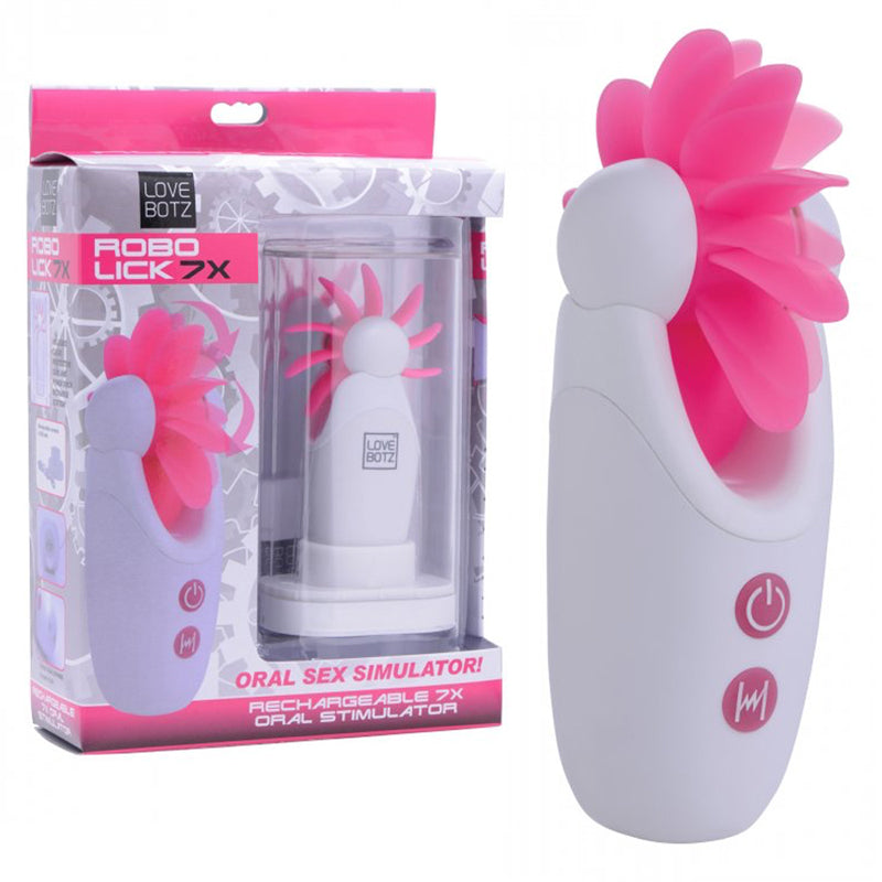 Lovebotz Robo Lick Rechargeable 7X Oral Sex Stimulator