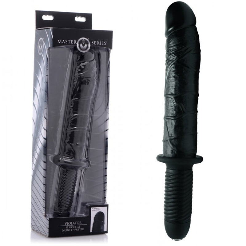 Masters Enormass Vibrating Dildo With Handle