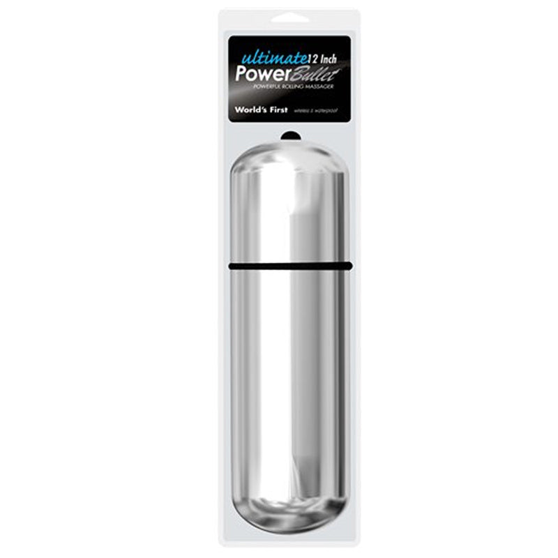 Ultimate Power Bullet 12in Waterproof Silver