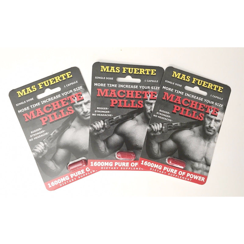 Machete Male Enhancement Pills 1ct Open Stock