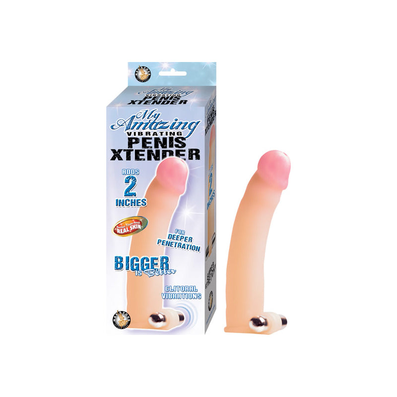 My Amazing Vibrating Penis Xtender Removable Bullet Flesh