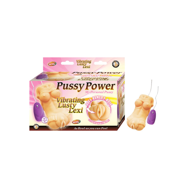 Pussy Power Vibrating Lusty Lexi 12 Function Bullet Waterproof Flesh