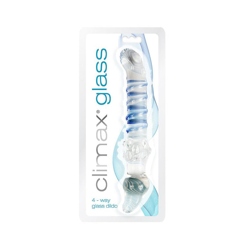 Climax Glass 4-Way Glass Dildo