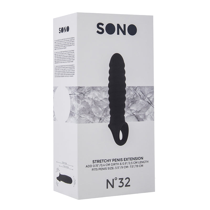 Sono No.32 - Stretchy Penis Extension - Black