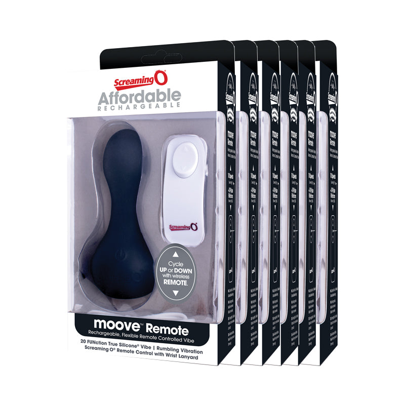 Screaming O moove Remote Vibe - Assorted (Box of 6)