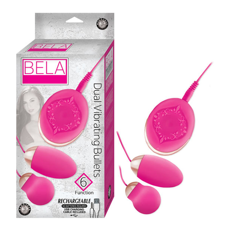 Bela Dual Vibrating Bullets Pink