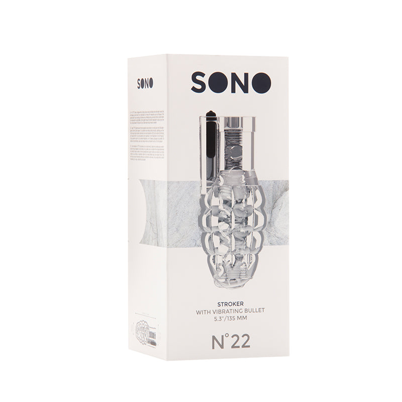 Sono No.22 - Stroker - with vibrating bullet - Translucent