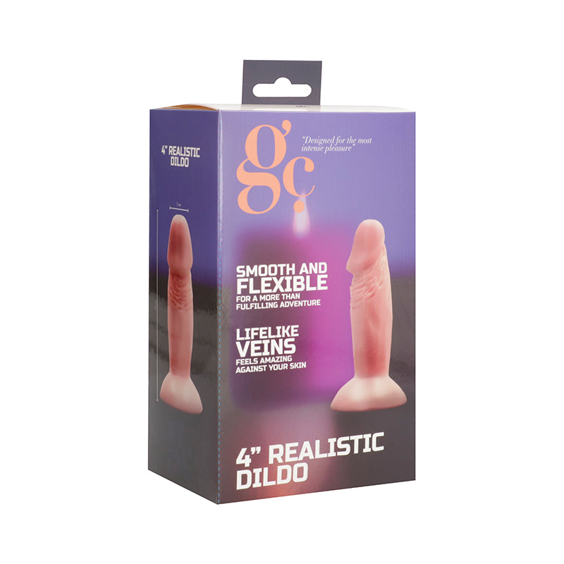 GC 4 Inch Realistic Dildo - Flesh