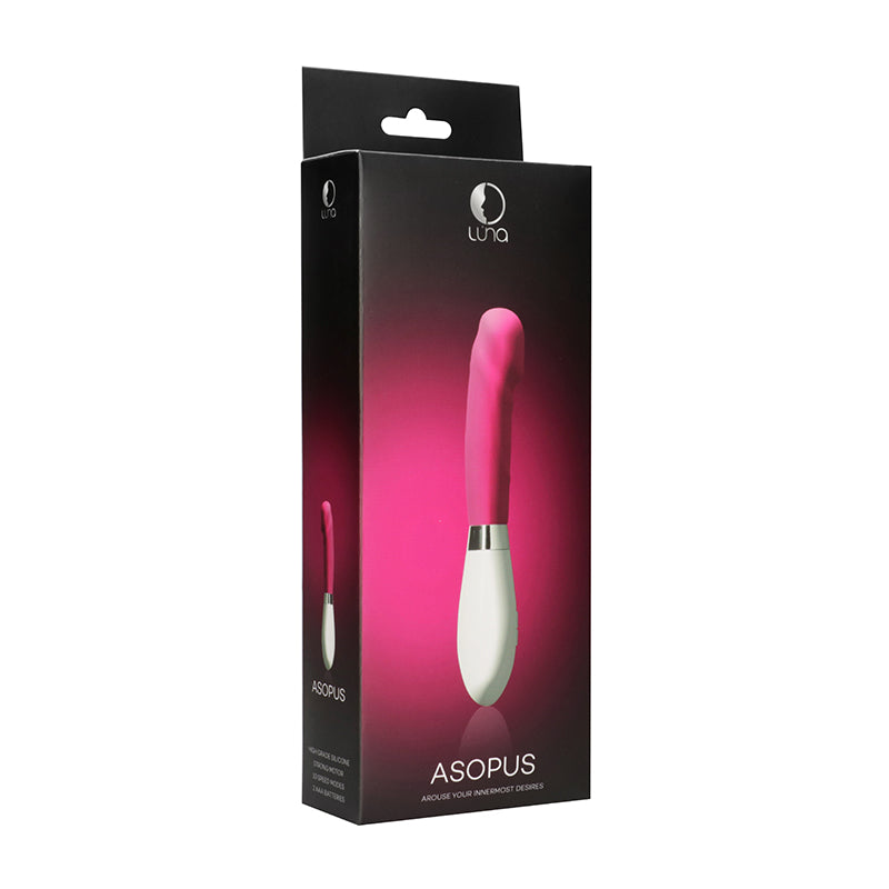 Luna Asopus Rechargeable Silicone G-Spot Vibrator Pink
