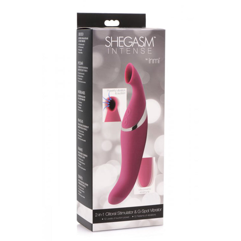 Inmi Shegasm Intense 2-In-1 Clitoral Stimulator & G-Spot Vibrator