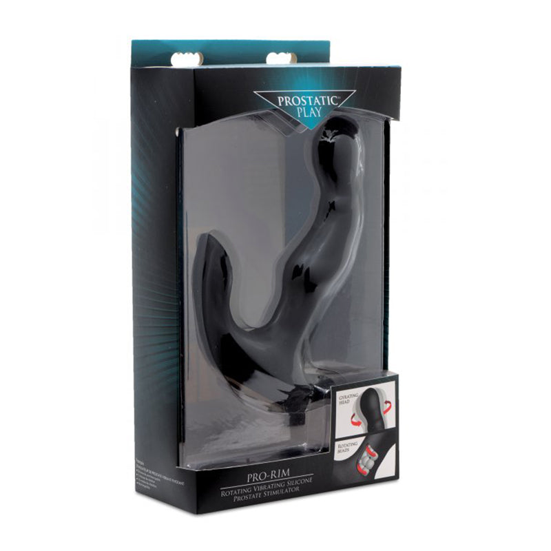 Prostatic Play Pro-Rim Rotating Vibrating Silicone Prostate Stimulator W Rotating Beads