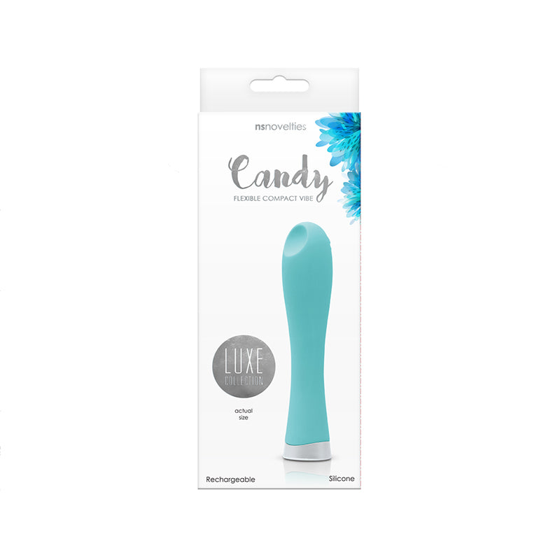 Luxe Candy Rechargeable Flexible Compact Vibe Turquoise