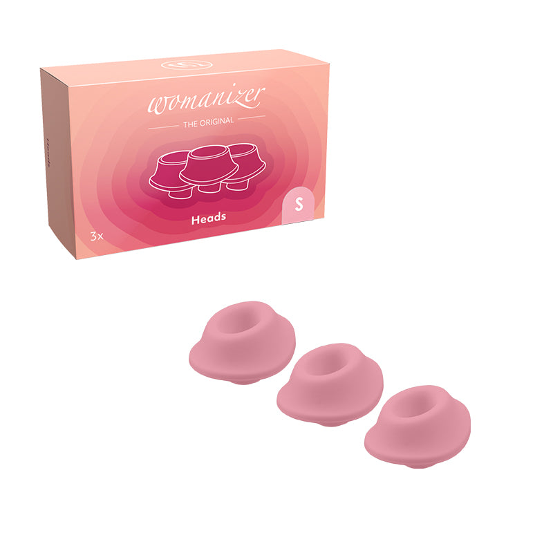 Womanizer 3-Pack Type A Replacement Stimulation Heads Rose S