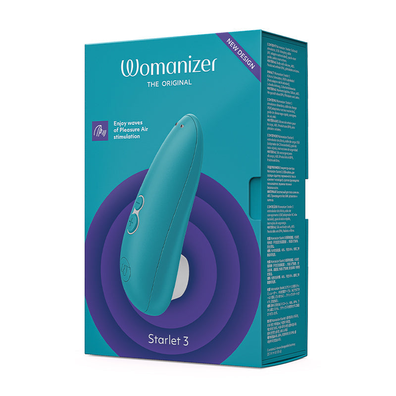 Womanizer Starlet 3 Rechargeable Silicone Compact Pleasure Air Clitoral Stimulator