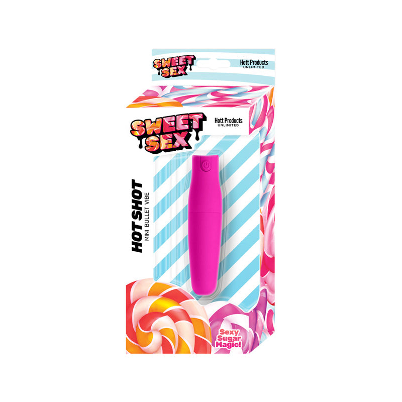 Sweet Sex Hot Shot Silicone Mini Bullet Magenta
