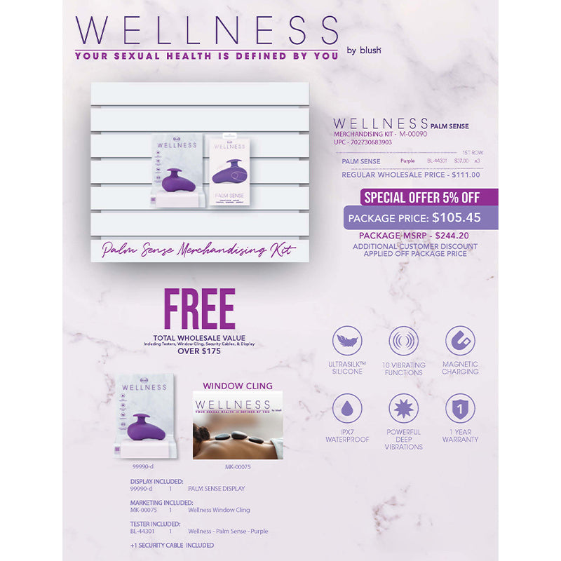 Blush Wellness Palm Sense Merchandising Kit