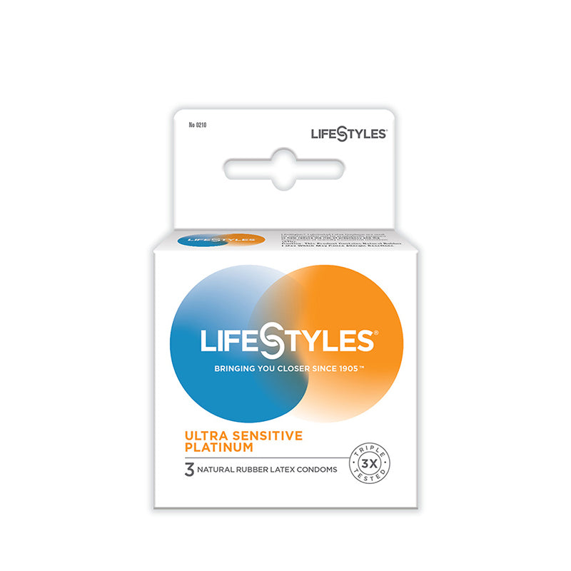 Lifestyles Ultra Sensitive Platinum 3-Pack