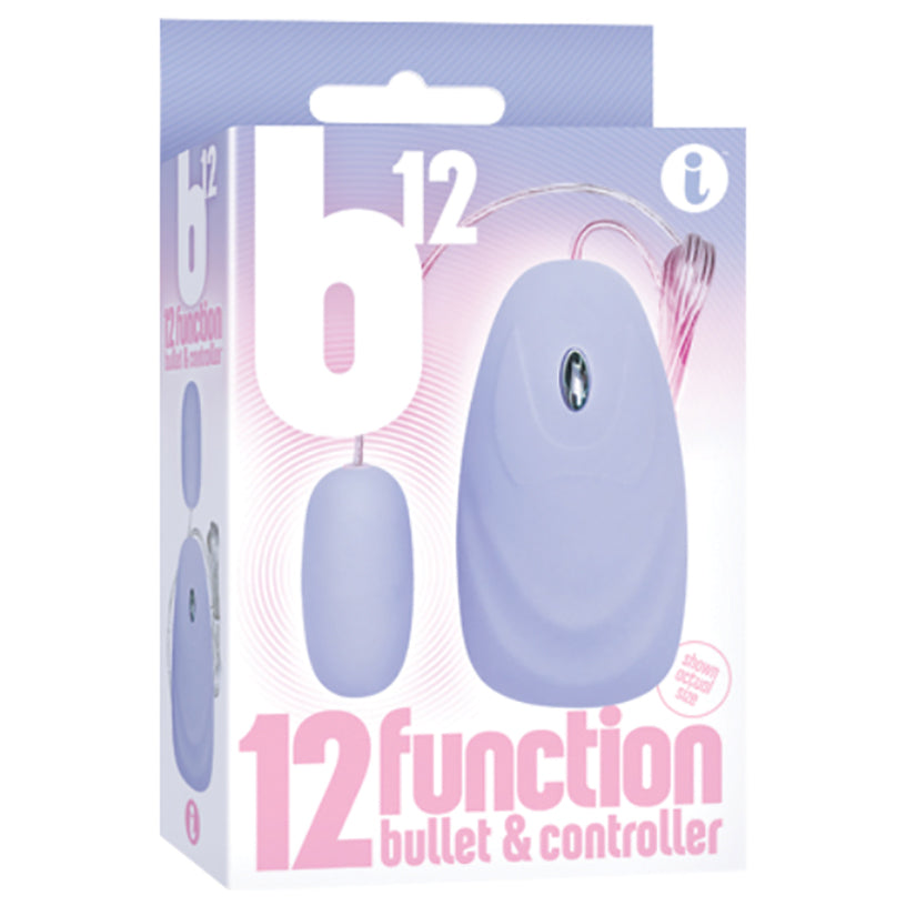 The 9's B12 Bullet 12 Function Bullet & Remote Baby Blue