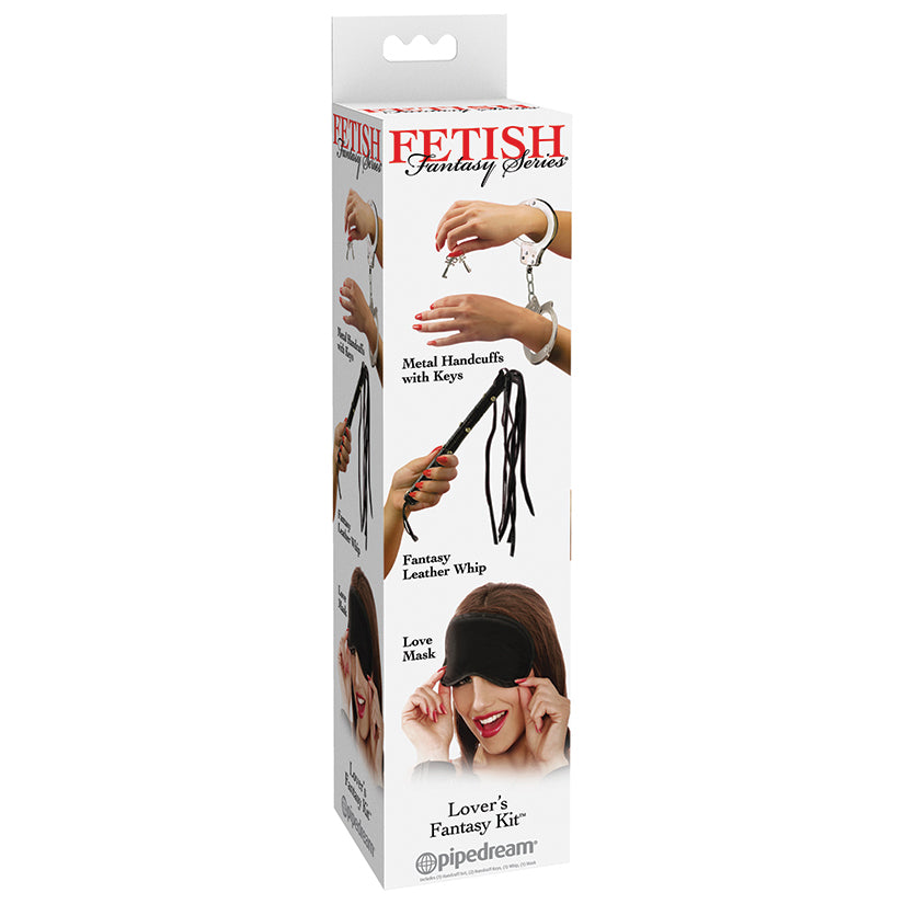 Pipedream Fetish Fantasy Series 3-Piece Lover's Fantasy Series Kit Black