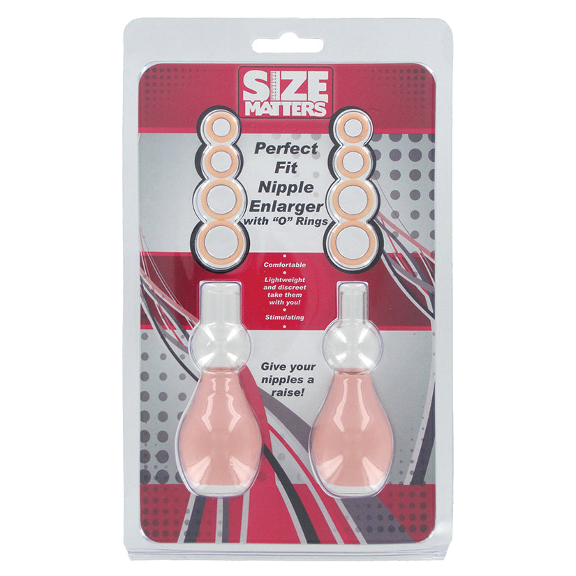 Size Matters Perfect Fit Nipple Enlarger Pumps with O Rings