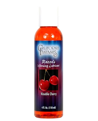 Razzels Warming Lubricant - Kissable Cherry - 4 Oz. Bottle CF-RKC-04
