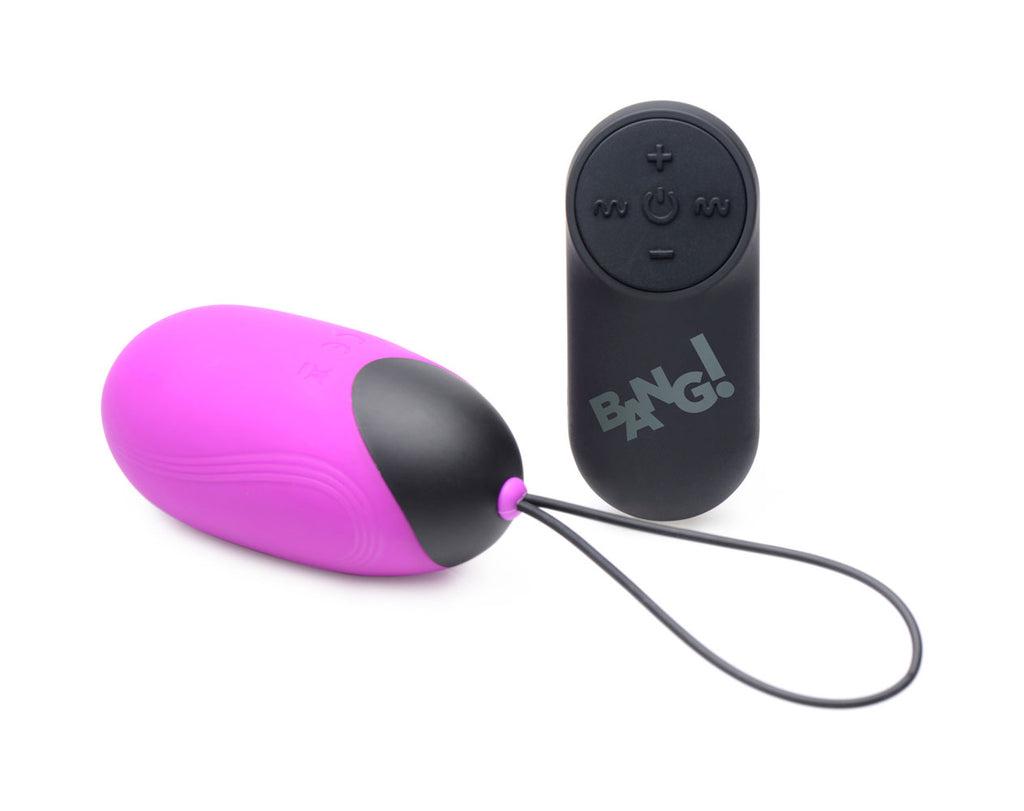 Bang XL Silicone Vibrating Egg - Purple BNG-AG331-PUR