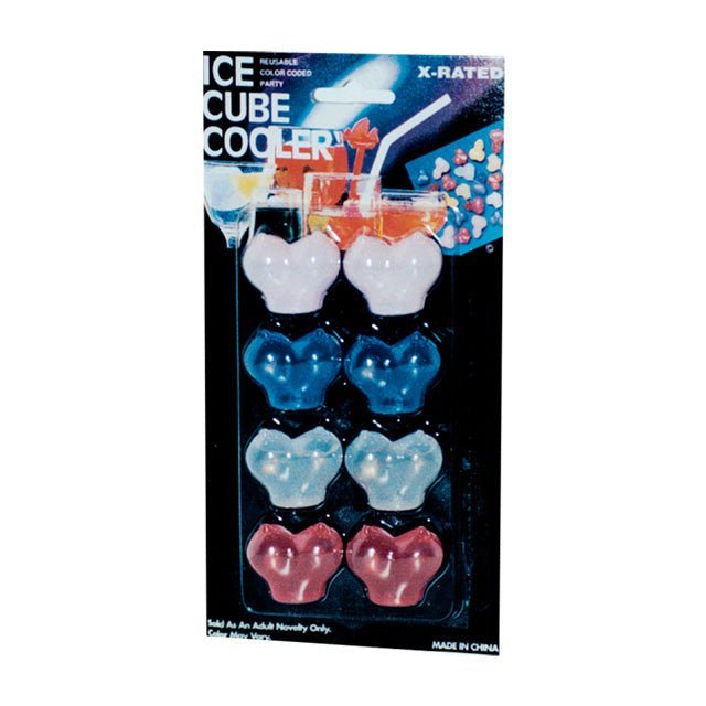 '++Boob Ice Cube Cooler: 4-Colors (8P
