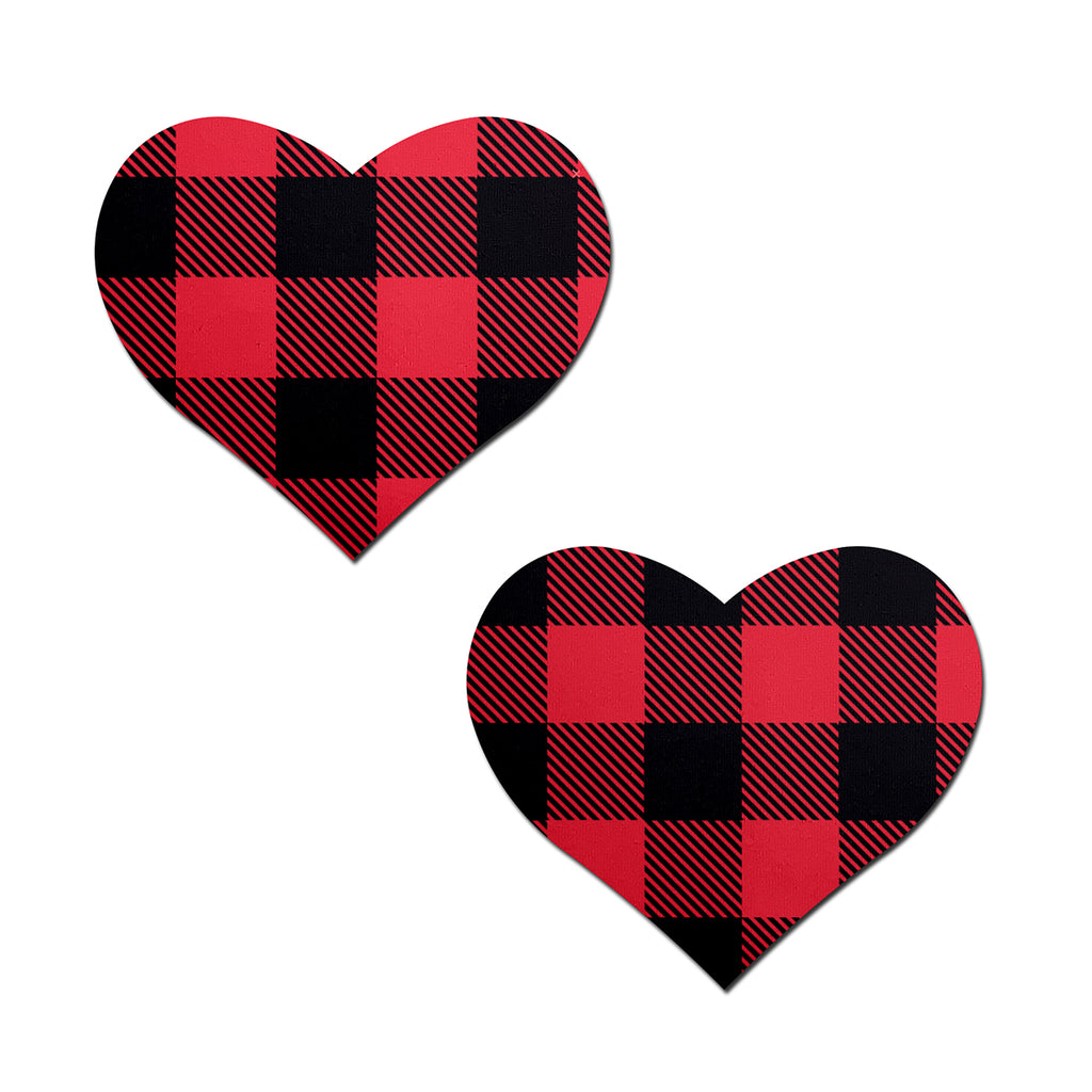 Pastease Premium Holiday Hearts  - Plaid O/S