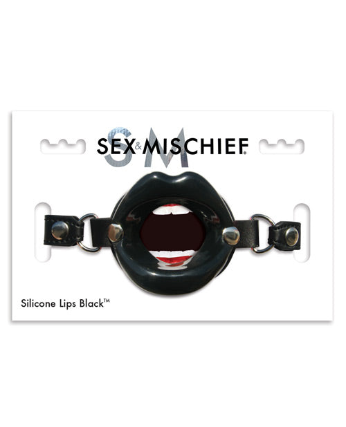 Sex & Mischief Silicone Lips - Black