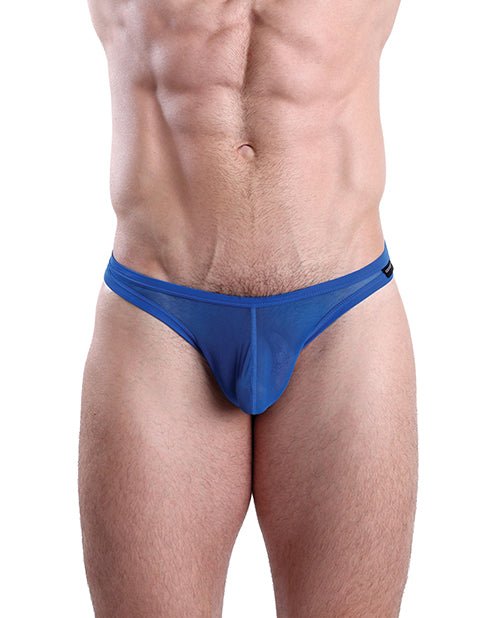 Cocksox Mesh Enhancing Pouch Thong Tranquil Blue SM