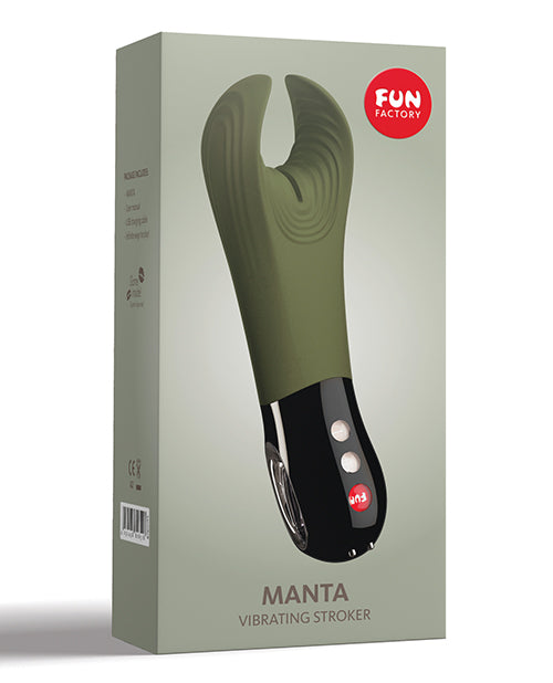Fun Factory Manta Man Tool - Moss Green