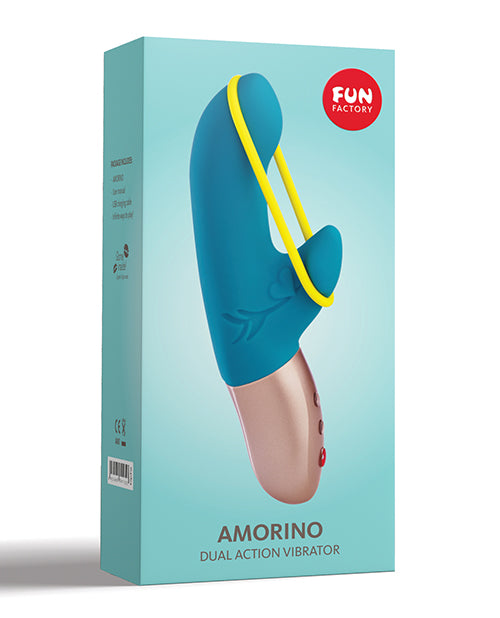 Fun Factory Amorino Bi Minis Rabbit - Petrol