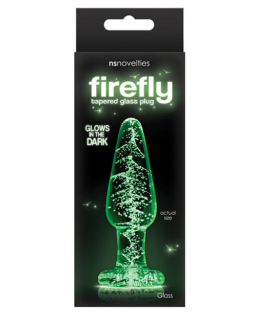 Firefly Glass Tapered Plug Medium - Clear