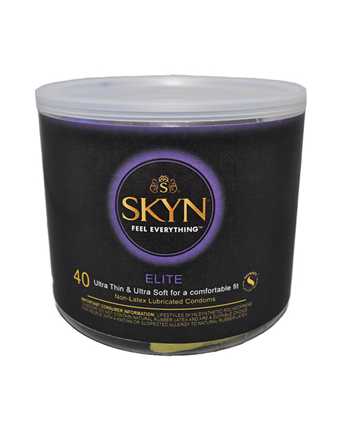 Lifestyles SKYN Elite Thin Condom - Bowl of 40