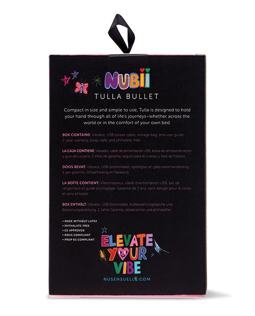 Nu Sensuelle Nubii Tulla Rounded Tip 10 Speed Bullet - Yellow