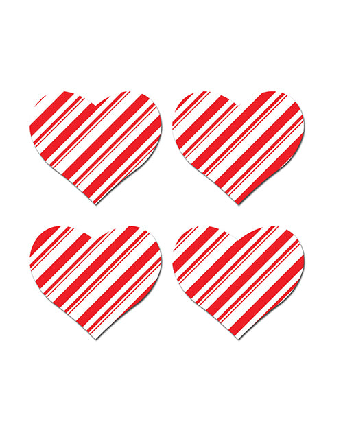 Pastease Premium Holiday Petites Candy Cane Heart - Red/White O/S