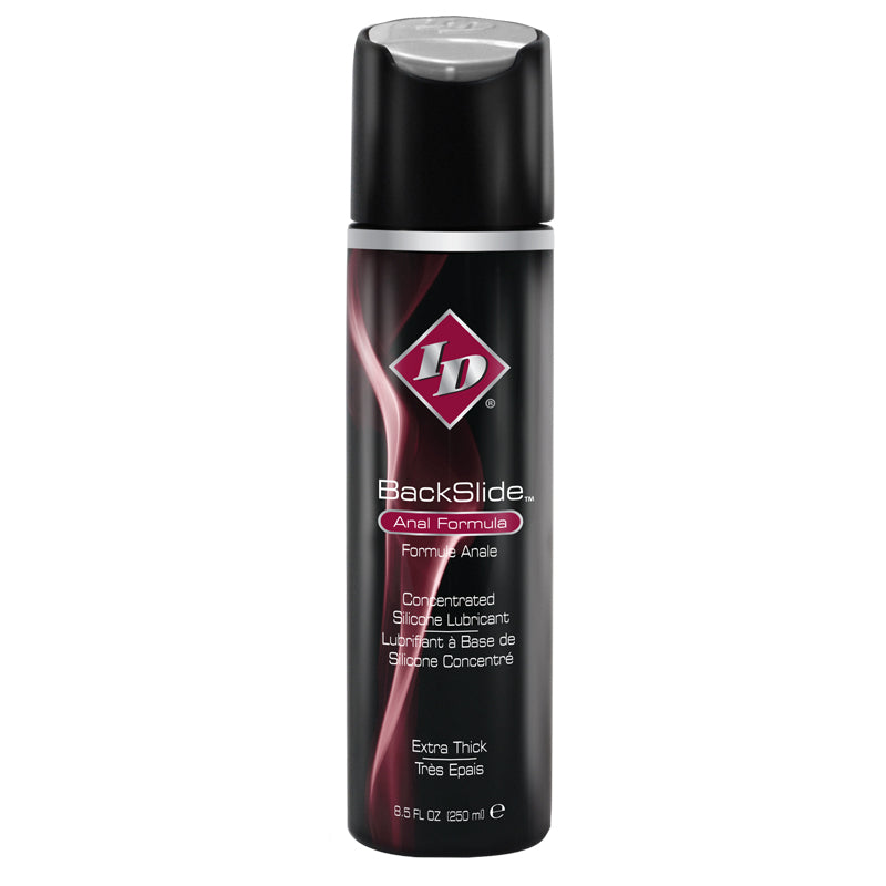 ID BackSlide Silicone Anal Lubricant 8.5oz Flip Cap Bottle