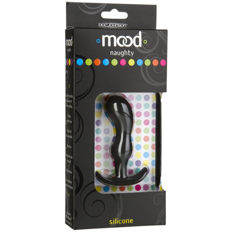 Mood - Naughty 2 - Small Black Silicone Butt Plug