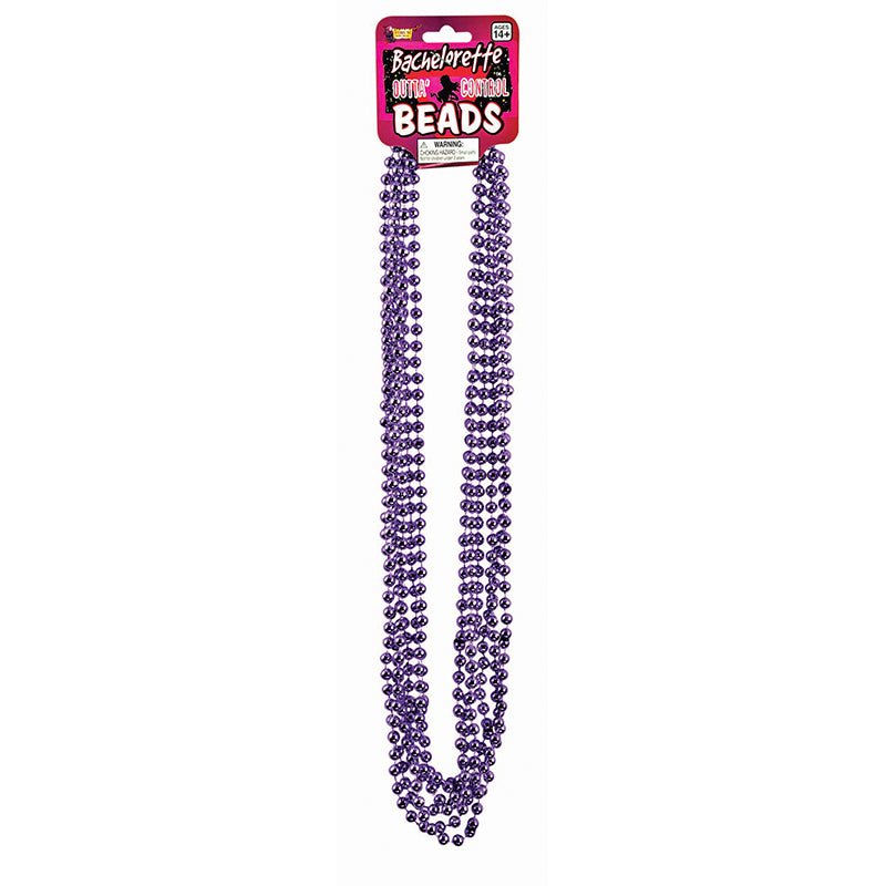 Bachelorette Beads-Purple(6/per)