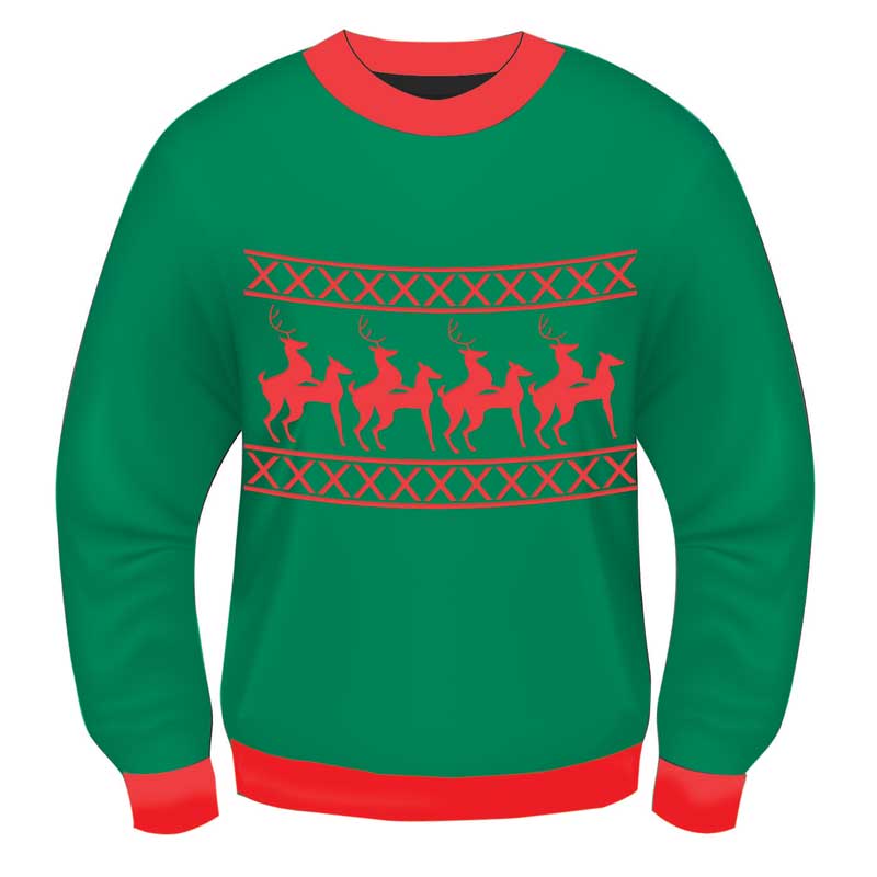 Xmas Sweater Reindeer Games L/XL