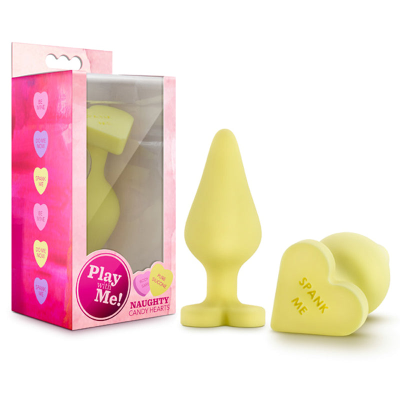 Play with Me - Naughty Candy Heart - Spank Me - Yellow