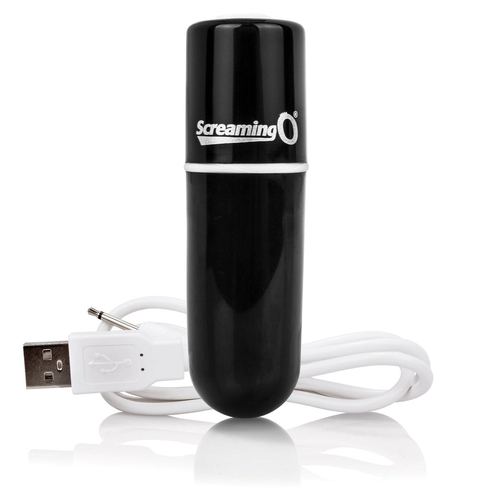 Charged Vooom Rechargeable Bullet Vibe - Black AMV-BL-101E