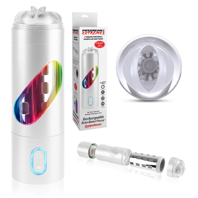 PDX Rechargeable Roto-Bator Pussy